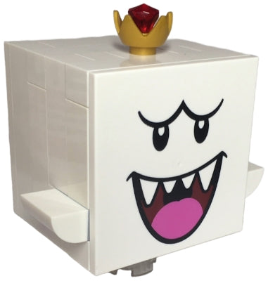 Preowned LEGO® Minifigure – Super Mario mar0198 King Boo - Dark Pink Tongue