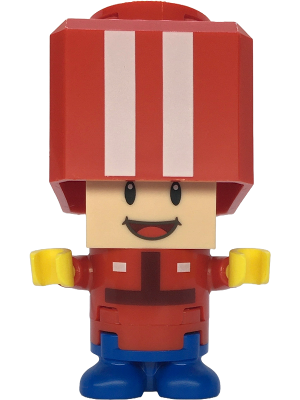 Preowned LEGO® Minifigure – Super Mario mar0208 (Toad - Pit Crew Uniform)