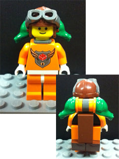 Preowned LEGO® Minifigure – Master Builder Academy mba003 MBA Level Three Minifigure w/Back