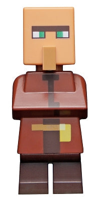 Preowned LEGO® Minifigure – Minecraft min092 Villager Dark Tan Pouch