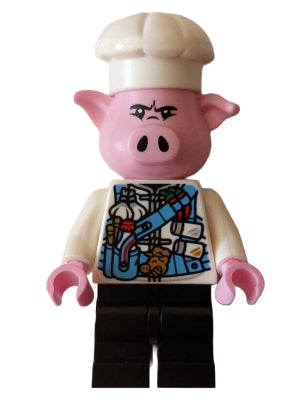 Preowned LEGO® Minifigure – Monkie Kid mk104 Pigsy Medium Blue Utility Harness w/Pig Head B