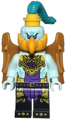 Preowned LEGO® Minifigure – Monkie Kid mk117 The Golden-Winged Eagle Pearl Gold Wings