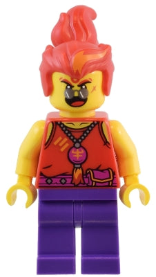 Preowned LEGO® Minifigure – Monkie Kid mk136 Red Son - Red Tank Top