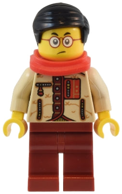 Preowned LEGO® Minifigure – Monkie Kid mk146 Mr. Tang - Tan Jacket