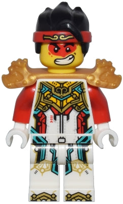 Preowned LEGO® Minifigure – Monkie Kid mk151 Monkie Kid - Mech Armor, Dragon Head Shoulder Pads