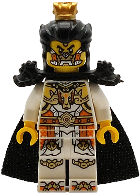 Preowned LEGO® Minifigure – Monkie Kid mk182 (Erlang Shen - Black Armor Shoulder Pads with Dragon Heads)