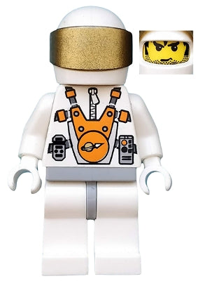 Preowned LEGO® Minifigure – Space mm003 Mars Mission Astronaut w/Helmet and Messy Hair and