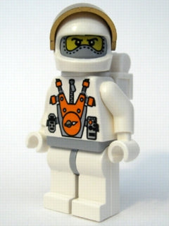 Preowned LEGO® Minifigure – Space mm013 Mars Mission Astronaut w/Helmet Balaclava and Backp