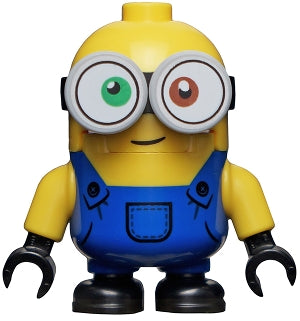 Preowned LEGO® Minifigure – Minions The Rise Of Gru mnn013 Minion Bob Blue Overalls no Eyel