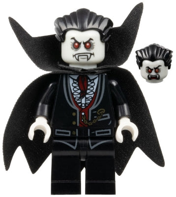 Preowned LEGO® Minifigure – Monster Fighters mof007 Lord Vampyre w/Cape