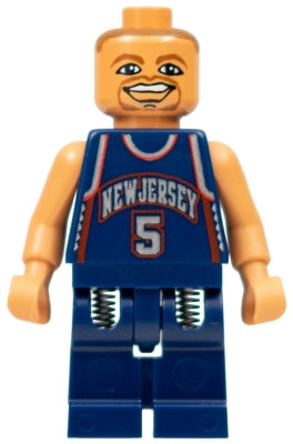 Preowned LEGO® Minifigure – Sports nba002 NBA Jason Kidd Jersey Nets 5