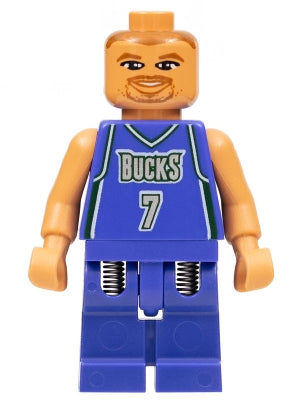 Preowned LEGO® Minifigure – Sports nba003 NBA Toni Kukoc Milwaukee Bucks 7