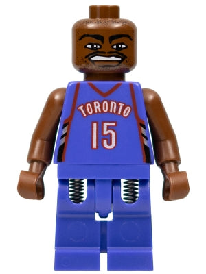 Preowned LEGO® Minifigure – Sports nba007 NBA Vince Carter Toronto Raptors 15 (Road Uniform