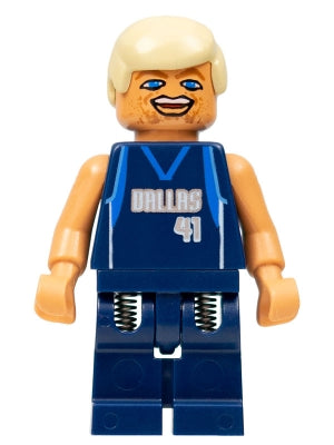 Preowned LEGO® Minifigure – Sports nba008 NBA Dirk Nowitzki Dallas Mavericks 41