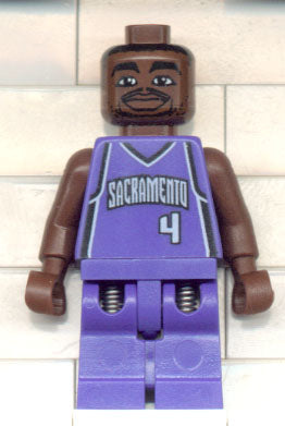 Preowned LEGO® Minifigure – Sports nba013 NBA Chris Webber Sacramento Kings 4