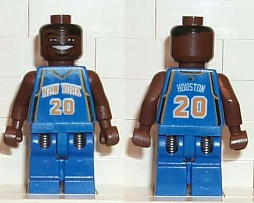 Preowned LEGO® Minifigure – Sports nba014 NBA Allan Houston York Knicks 20