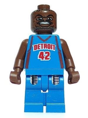 Preowned LEGO® Minifigure – Sports nba017 NBA Jerry Stackhouse Detroit Pistons 42
