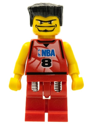 Preowned LEGO® Minifigure – Sports nba026 NBA Player Number 8