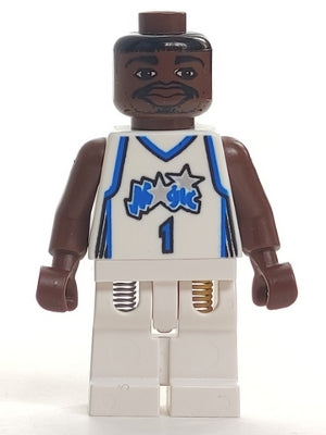 Preowned LEGO® Minifigure – Sports nba038 NBA Tracy McGrady Orlando Magic 1 (White Uniform)