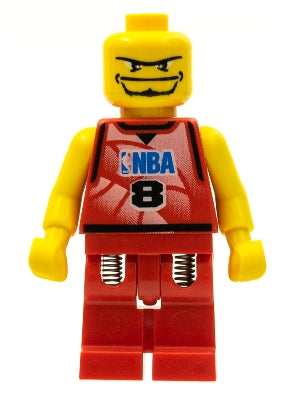Preowned LEGO® Minifigure – Sports nba046 NBA Player Number 8 w/out Hair