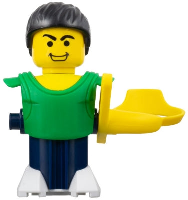 Preowned LEGO® Minifigure – Sports nba058 McDonalds Sports Green Basketball Player w/out St