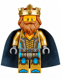 Preowned LEGO® Minifigure – NEXO KNIGHTS nex014 King Halbert Gold Crown