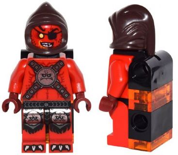 Preowned LEGO® Minifigure – NEXO KNIGHTS nex022 Beast Master Backpack (Ultimate Beast Maste