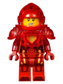 Preowned LEGO® Minifigure – NEXO KNIGHTS nex031 Macy Halbert Trans-Red Visor and Armor (Ult