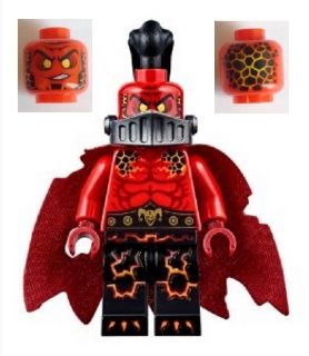 Preowned LEGO® Minifigure – NEXO KNIGHTS nex051 General Magmar Cape