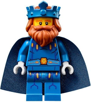 Preowned LEGO® Minifigure – NEXO KNIGHTS nex100 King Halbert Blue Crown