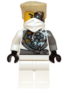 Preowned LEGO® Minifigure – NINJAGO njo0085 Zane (Techno Robe) Rebooted Battle Damage