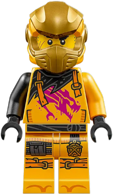 Preowned LEGO® Minifigure – NINJAGO njo0921 (Arin - Shirt with Magenta Dragon, Head Wrap)
