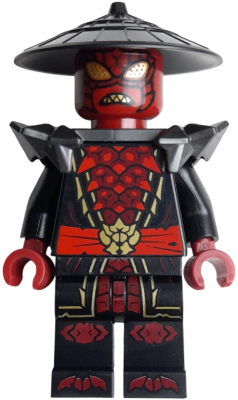Preowned LEGO® Minifigure – NINJAGO njo0924 (Drix - Pearl Dark Gray Shoulder Armor)