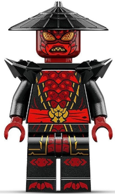 Preowned LEGO® Minifigure – NINJAGO njo0964 (Drix - Black Shoulder Armor)
