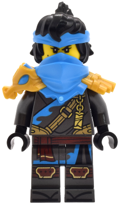 Preowned LEGO® Minifigure – NINJAGO njo0969 (Nya - Dragons Rising, Tunic with Strap and Charm, Dragon Shoulder Armor)
