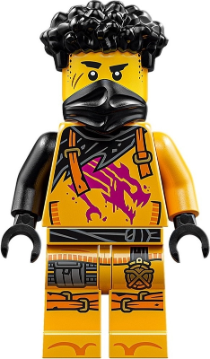 Preowned LEGO® Minifigure – NINJAGO njo0972 (Arin - Shirt with Magenta Dragon, Hair, Bandana)