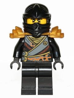 Preowned LEGO® Minifigure – NINJAGO njo0139 Cole Rebooted Shoulder Armor