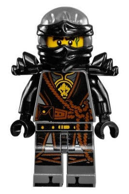 Preowned LEGO® Minifigure – NINJAGO njo0280 Cole Hands of Time Black Armor