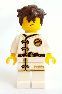 Preowned LEGO® Minifigure – The LEGO® NINJAGO Movie njo0348 Jay White Wu-Cru Training Gi