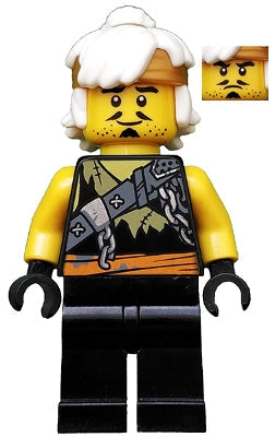 Preowned LEGO® Minifigure – NINJAGO njo0467 Wu Teen (Sensei Wu) (Dragon Hunter Disguise)