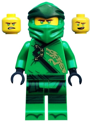 Preowned LEGO® Minifigure – NINJAGO njo0490 Lloyd Legacy Dark Green Sash