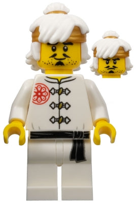 Preowned LEGO® Minifigure – NINJAGO njo0555 Wu Teen (Sensei Wu) White Training Gi