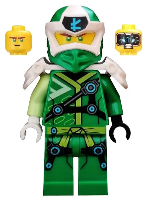 Preowned LEGO® Minifigure – NINJAGO njo0570 Lloyd Digi Lloyd White Shoulder Armor w/Scabbard