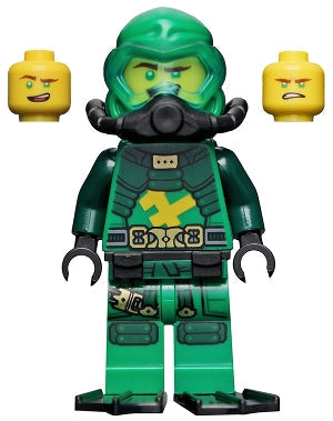 Preowned LEGO® Minifigure – NINJAGO njo0702 Lloyd Seabound Scuba Gear