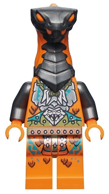 Preowned LEGO® Minifigure – NINJAGO njo0735 Boa Destructor Breastplate Torso Pearl Dark Gray