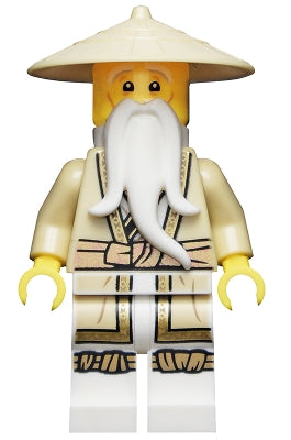 Preowned LEGO® Minifigure – NINJAGO njo0741 Wu Sensei Core