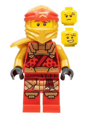 Preowned LEGO® Minifigure – NINJAGO njo0772 Kai (Golden Ninja) Crystalized
