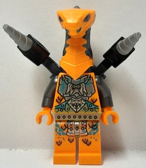 Preowned LEGO® Minifigure – NINJAGO njo0789 Cobra Mechanic Breastplate Torso Neck Bracket w/