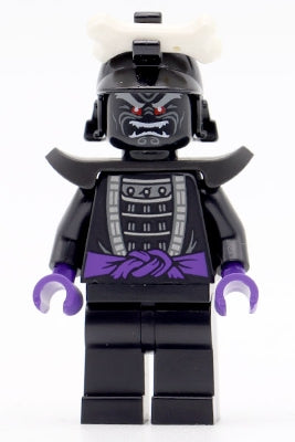 Preowned LEGO® Minifigure – NINJAGO njo0803 Lord Garmadon Legacy Silver Armor Plain Legs