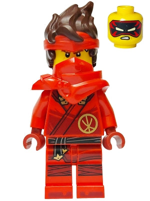 Preowned LEGO® Minifigure – NINJAGO njo0882 Kai - Dragons Rising, Hair, Shoulder Pads